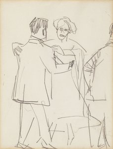 Dancing Couple by Ernst Ludwig Kirchner